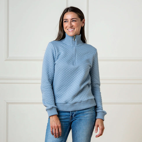 quilted-half-zip-pullover Sophia's Style-4