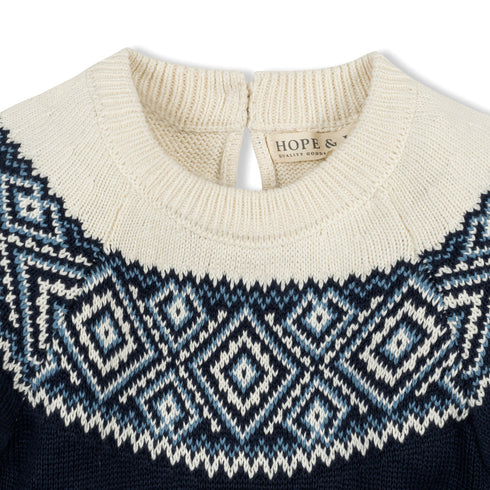 organic-fair-isle-raglan-sweater-dress Hope & Henry - Sophia's Style-5