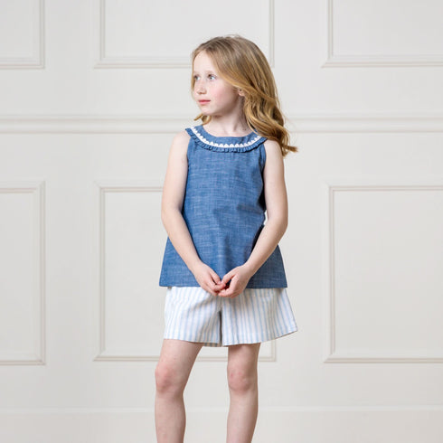 organic-ruffle-collar-chambray-top Hope & Henry - Sophia's Style-4