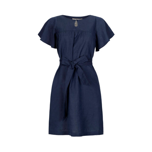 linen-keyhole-dress Sophia's Style-4