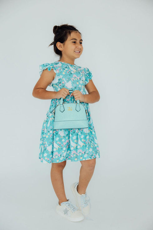 silly-goose-flutter-sleeve-twirl-dress Mila & Rose - Sophia's Style-5