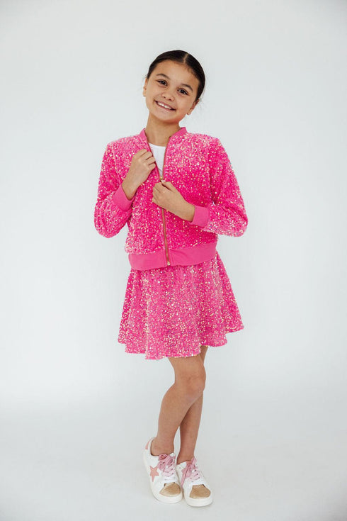 pink-velvet-sequin-twirl-skort Mila & Rose - Sophia's Style-2