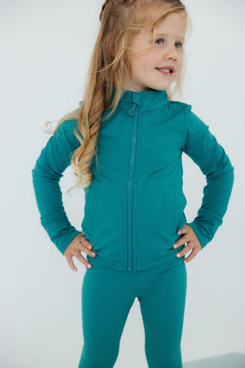 turbo-teal-full-zip-ruffle-active-jacket Mila & Rose - Sophia's Style-6