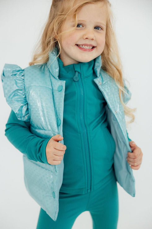 turquoise-dot-puffer-vest Mila & Rose - Sophia's Style-5