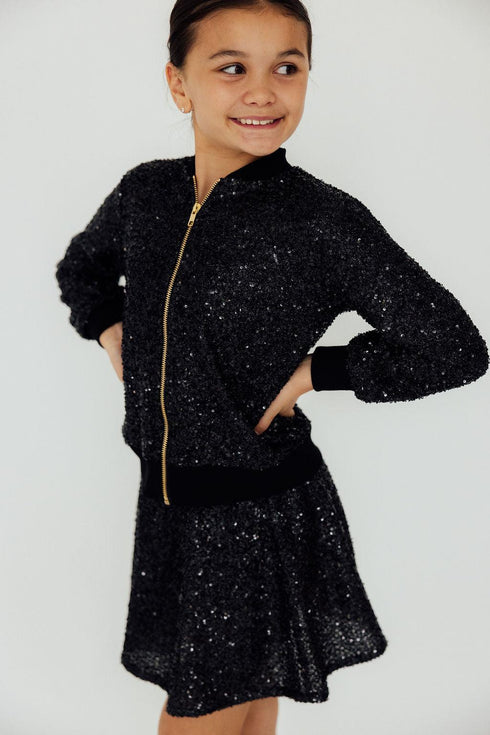black-sequin-twirl-skort Mila & Rose - Sophia's Style-3