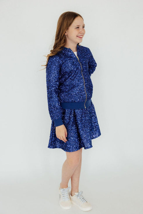 royal-blue-sequin-jacket Mila & Rose - Sophia's Style-3