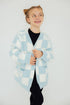 light-blue-checker-bow-cozy-cardigan Mila & Rose - Sophia's StyleCozy Cardigan-1