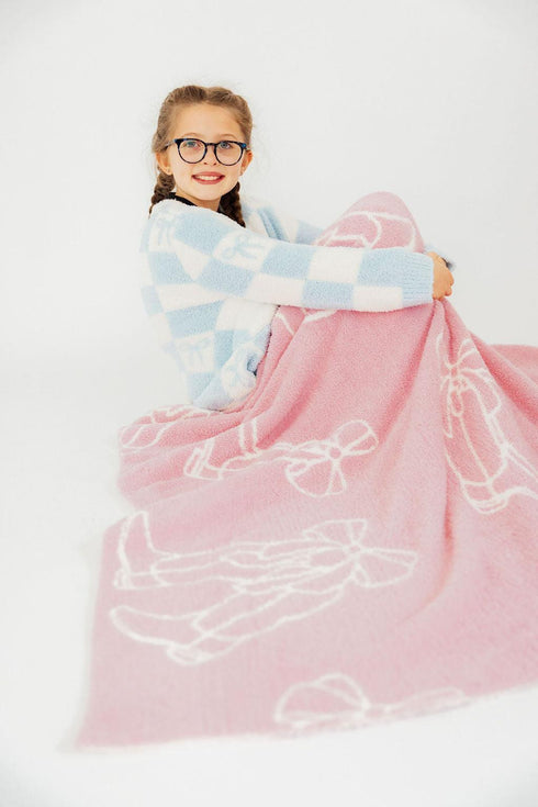 light-pink-cowgirl-cozy-blanket Mila & Rose - Sophia's Style-5