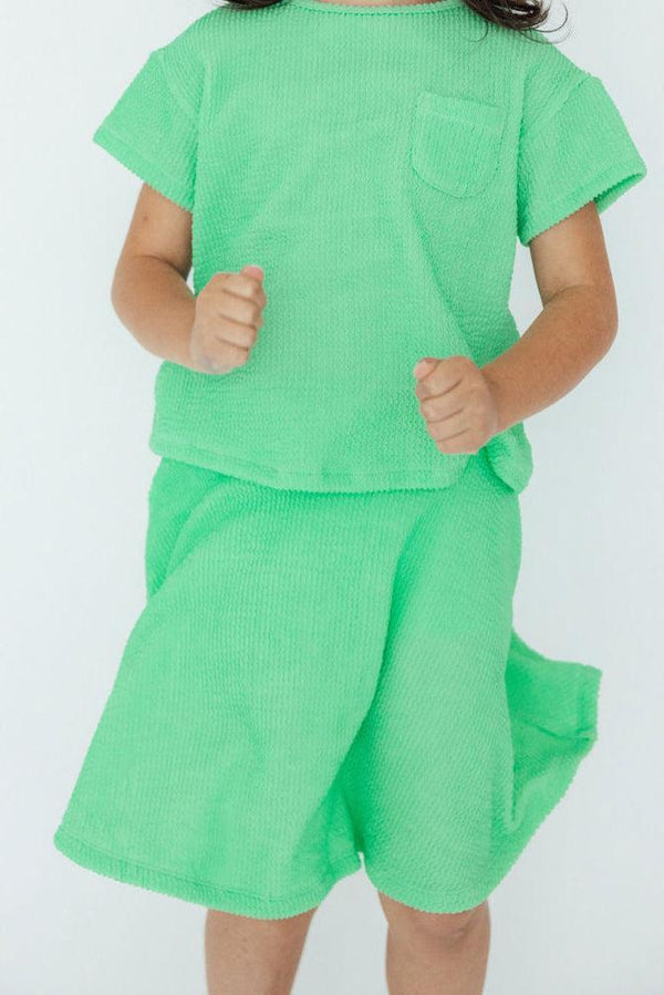 seafoam-green-scrunchy-twirl-skort Mila Rose - Sophia's StyleScrunchy Twirl Skort-1