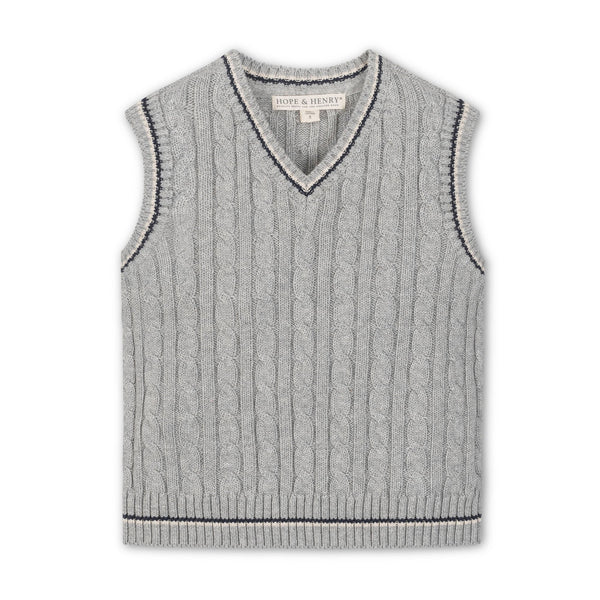 organic-cable-sweater-vest Hope & Henry - Sophia's StyleSweaters-1