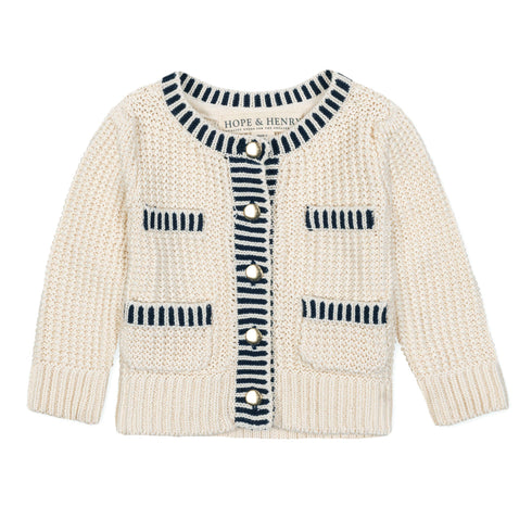 organic-puff-sleeve-cardigan Hope & Henry - Sophia's StyleSweaters-1