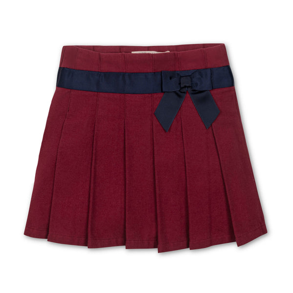 organic-pleated-skirt-with-bow Hope & Henry - Sophia's StyleSkirts-1