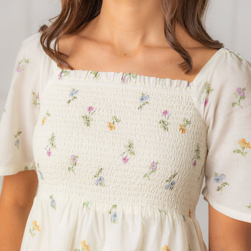 organic-bell-sleeve-smocked-dress Sophia's Style-2