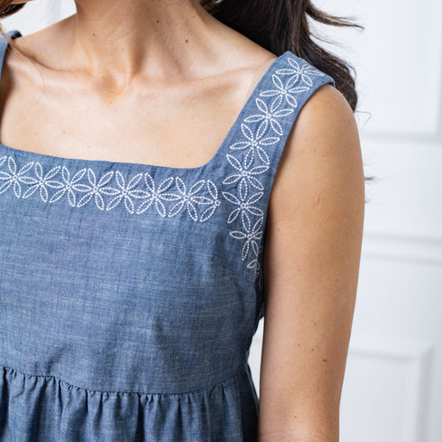 organic-chambray-dress-with-embroidery Sophia's Style-3
