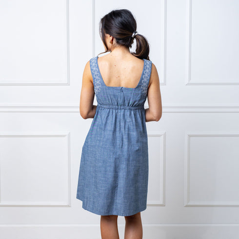 organic-chambray-dress-with-embroidery Sophia's Style-4