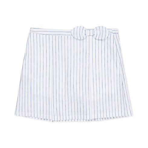 linen-pleated-bow-skort Hope & Henry - Sophia's StyleShorts-1