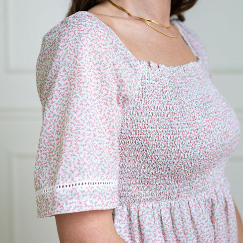 organic-bell-sleeve-smocked-dress-1 Sophia's Style-4