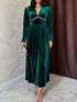 velvet-v-neck-long-sleeve-maxi-dress-Sophia's Style-1
