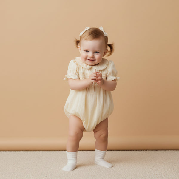 organic-smocked-button-romper-butter-yellow-makemake-organics-sophias-styleSmocked Button Romper-1