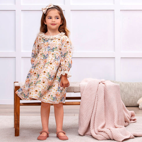 vivian-girls-woven-floral-dress-with-lace-accents- at Sophia's Style-2