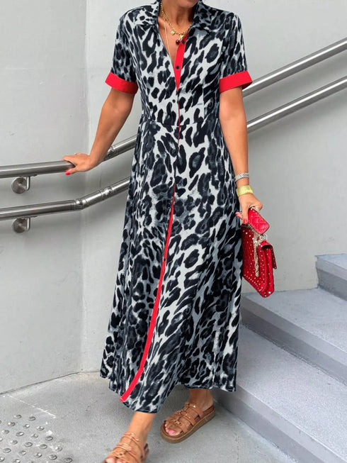 leopard-print-button-down-dress-with-contrast-trim-OhSoStyled-Sophia's-Style-6