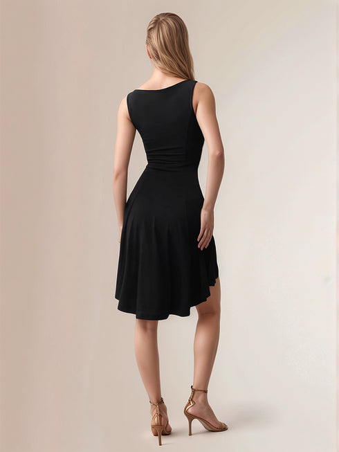 high-low-round-neck-sleeveless-mini-dress OhSoStyled - Sophia's Style-2