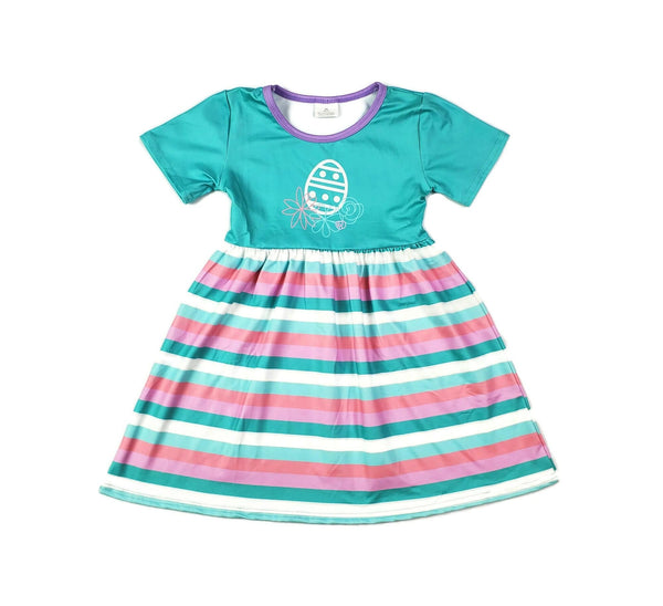 eggcelent-short-sleeve-milk-silk-dress Great Lakes kids - Sophia's StyleShort Sleeve Dress-1
