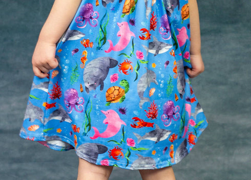 sea-life-flutter-milk-silk-dress Great Lakes kids - Sophia's Style-4