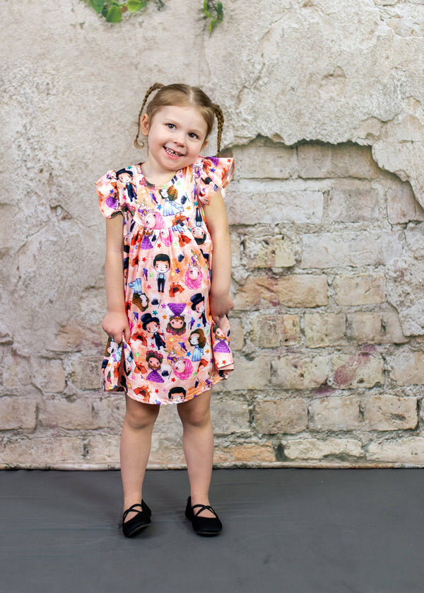greatest-show-milk-silk-flutter-dress Great Lakes kids - Sophia's StyleFlutter Dress-1