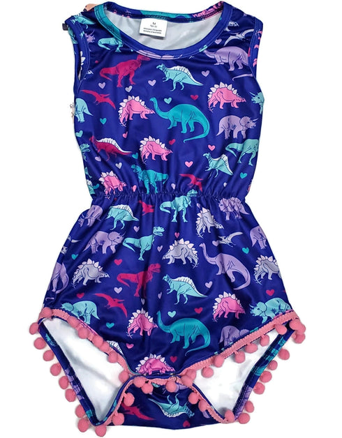 dinosaur-milk-silk-pom-pom-romper Great Lakes kids - Sophia's Style-2
