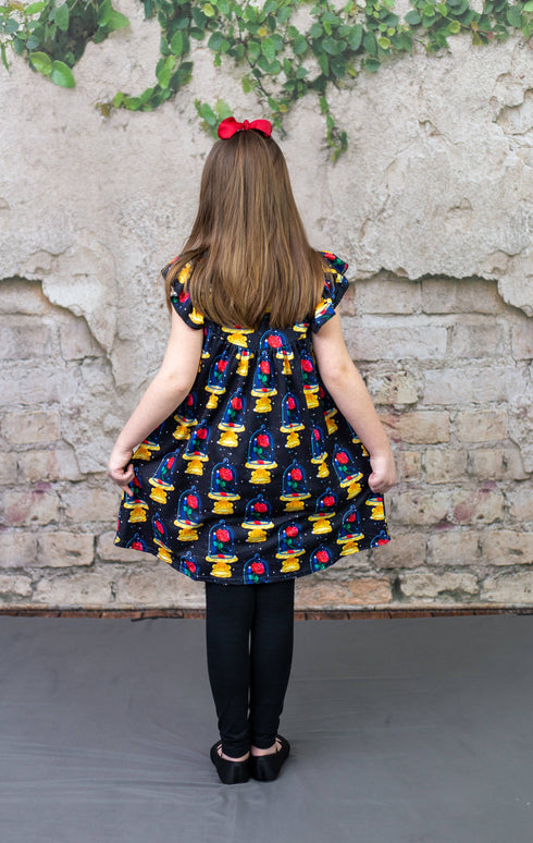 enchanted-rose-milk-silk-flutter-dress Great Lakes kids - Sophia's Style-3