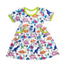 birthday-dino-short-sleeve-pocket-milk-silk-dress Great Lakes kids - Sophia's Style-2