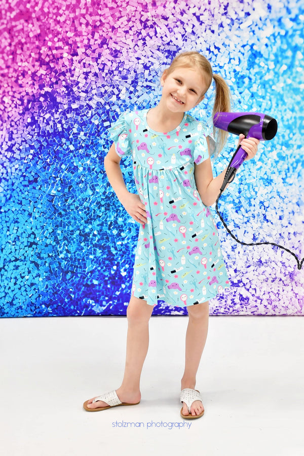 hairdresser-milk-silk-flutter-dress Great Lakes kids - Sophia's StyleFlutter Dress-1