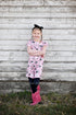 pink-cow-milk-silk-flutter-dress Great Lakes kids - Sophia's StyleFlutter Dress-1