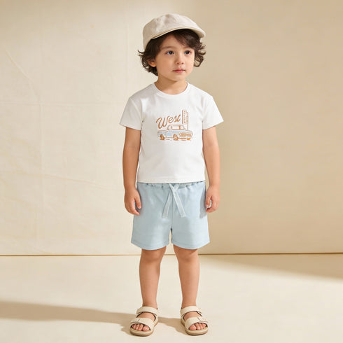 organic-graphic-tee-shorts-set-wild-west-makemake-organics-sophias-styleTee & Shorts Set-1