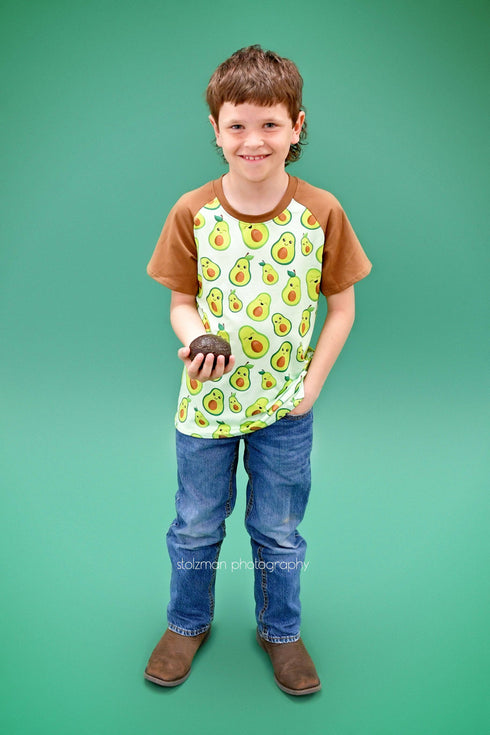 avocado-milk-silk-raglan Great Lakes kids - Sophia's StyleRaglan-1