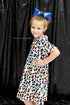 rainbow-leopard-short-sleeved-milk-silk-dress Great Lakes kids - Sophia's StyleShort Sleeve Dress-1
