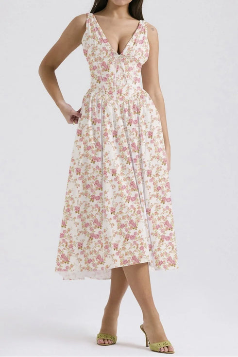 floral-v-neck-sleeveless-midi-dress-with-pockets OhSoStyled at Sophia's Style-6