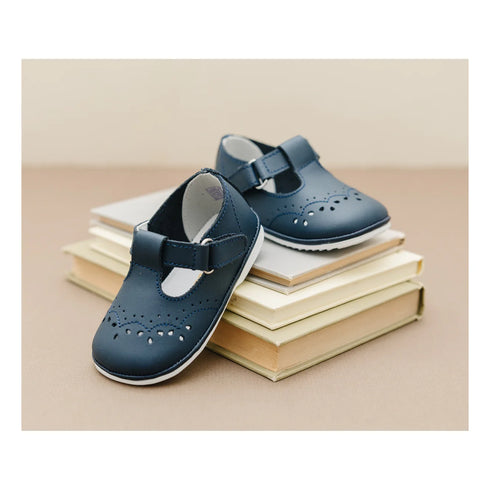 Zapatos de moda Mary Jane con diseño de ojales marrones para bebés y niñas, talla 1-7