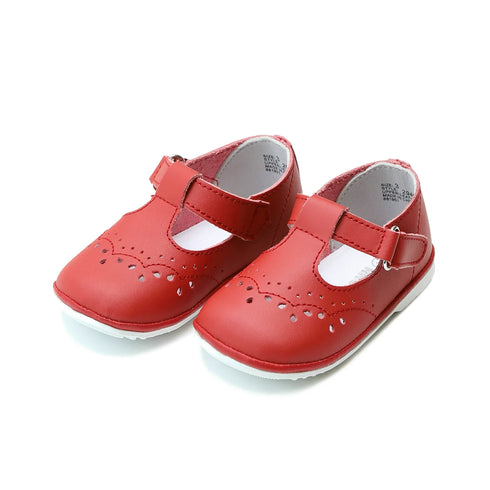 Zapatos de moda Mary Jane con diseño de ojales marrones para bebés y niñas, talla 1-7