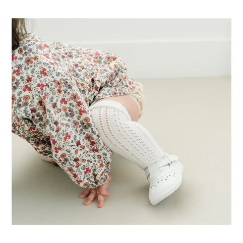 Zapatos de moda Mary Jane con diseño de ojales marrones para bebés y niñas, talla 1-7