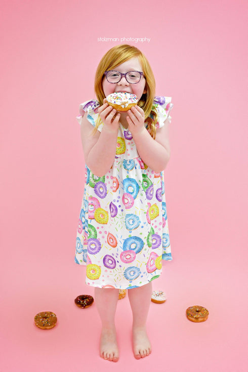donut-flutter-milk-silk-dress Great Lakes kids - Sophia's StyleFlutter Dress-1