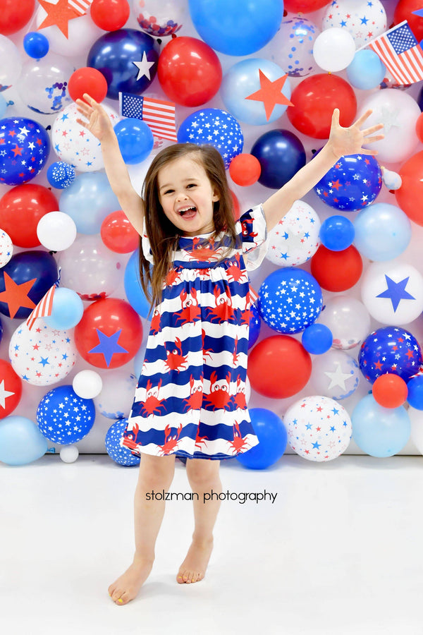 crab-milk-silk-flutter-dress Great Lakes kids - Sophia's StyleFlutter Dress-1