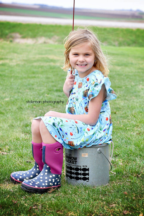 fishing-flutter-milk-silk-dress Great Lakes kids - Sophia's StyleFlutter Dress-1