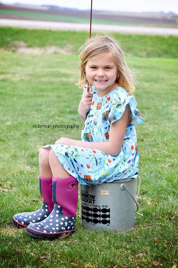 fishing-flutter-milk-silk-dress Great Lakes kids - Sophia's StyleFlutter Dress-1