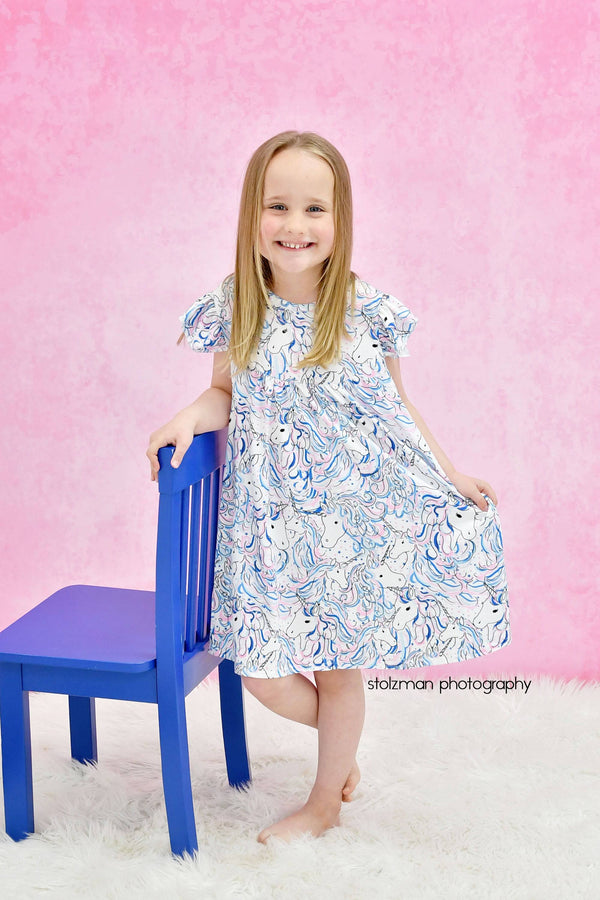 endless-unicorn-milk-silk-flutter-dress Great Lakes kids - Sophia's StyleFlutter Dress-1