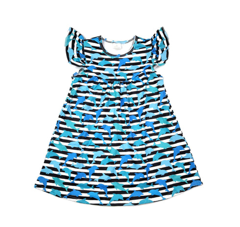 striped-dolphin-milk-silk-flutter-dress Great Lakes kids - Sophia's Style-2