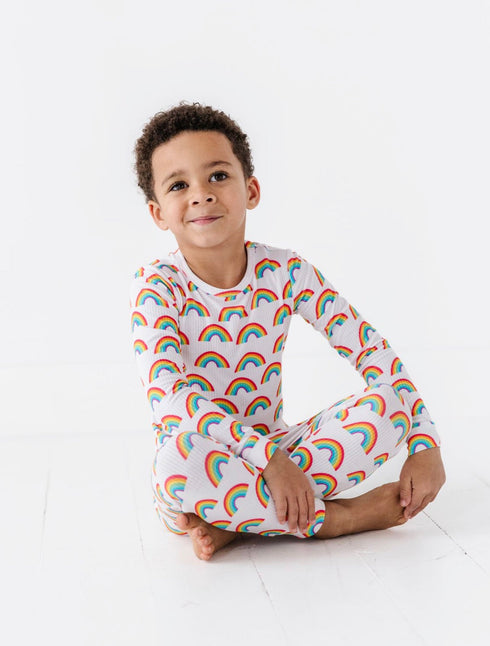 rainbow-ribbed-two-piece-long-set-little-pajama-co - Sophia's Style Baby & Toddler Sleepwear-1