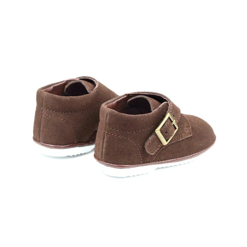 Angel Boys Nude Khaki Finch Hebilla Correa Bota 1 Bebé -7 Niño