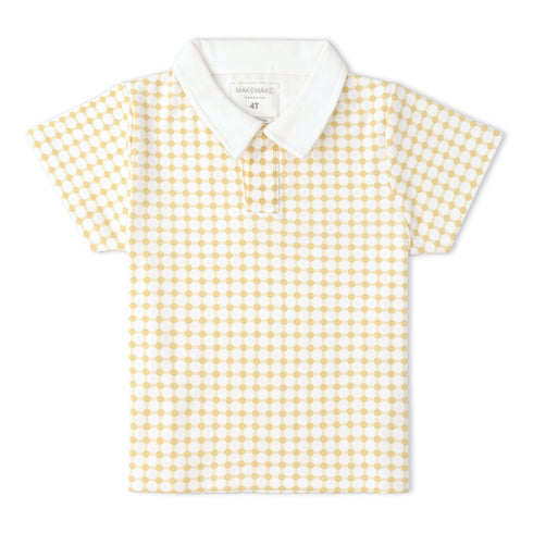 organic-collar-tee-shorts-set-dotty-gingham-makemake-organics-sophias-style-5